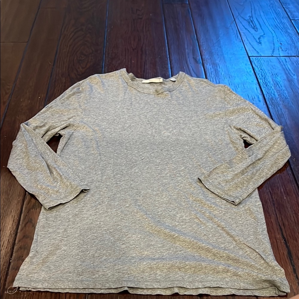 Vince heather Gray Long Sleeve Shirt